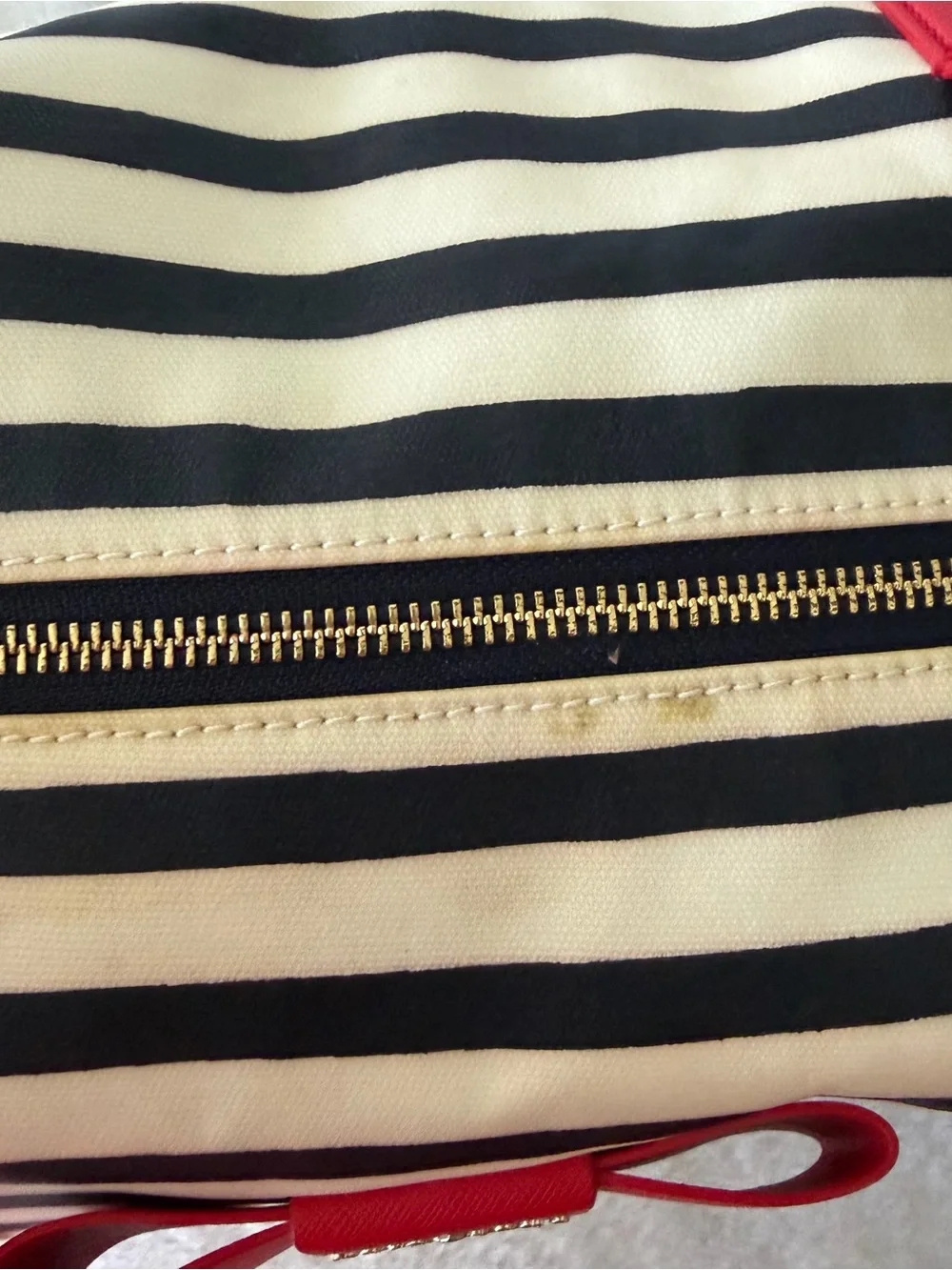 Kate Spade New York  Duffle Bag Striped Large Weekender Travel Tote